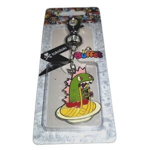 Tokidoki Buffet Kaiju Keychain Spaghetti Food Eats Snacks Key Chain Fob